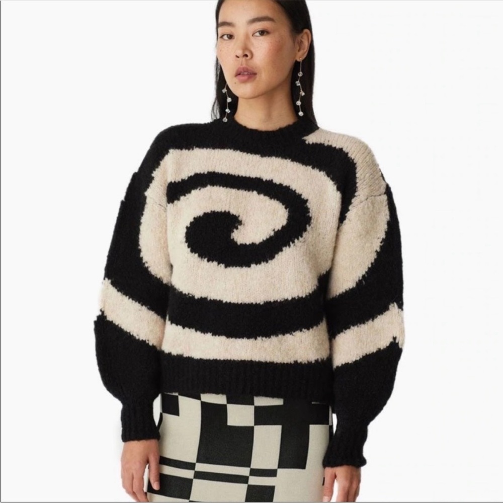 Paloma Wool Twister Sweater Medium
Black/White